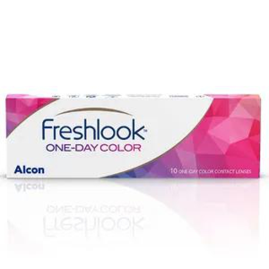 Freshlook OneDay - Daily Disposable Color Contact Lenses (-00.00, Blue, Pack of 10) | From Alcon-AMETHYST