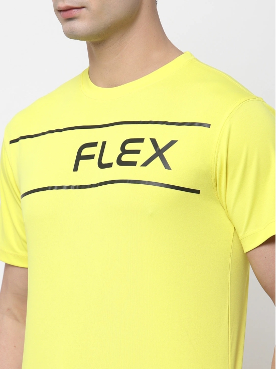 MENS POL FLEX TEE-S / Yellow