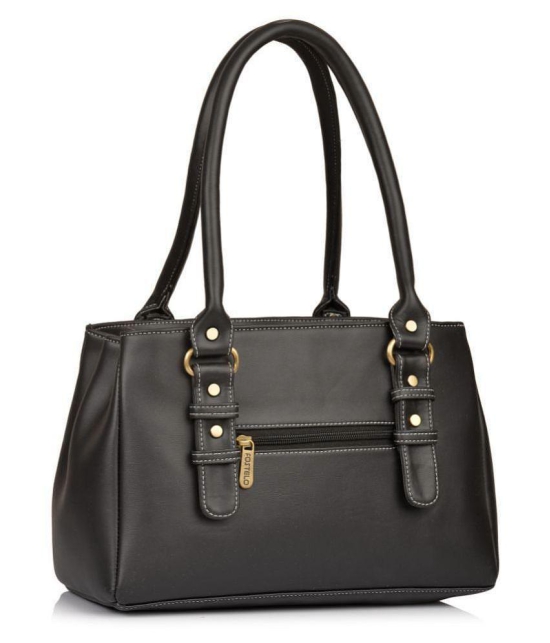 Fostelo - Black  PU Shoulder Bag - Black