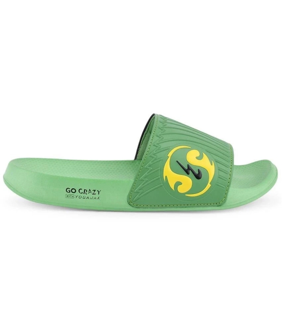 Campus - Green Mens Slide Flip Flop - None