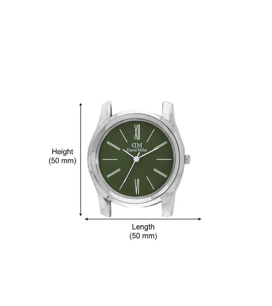 David Miller Green Dial Green Fabric Strap Mens Watch - DMRCW4