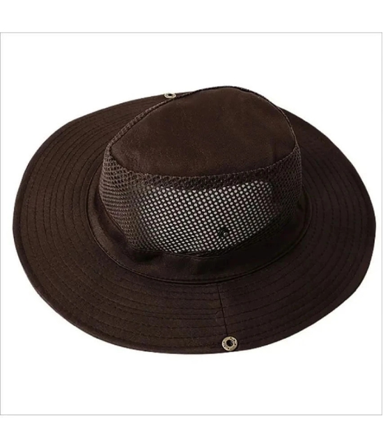 Zacharias Brown Cotton Blend Mens Hat ( Pack of 1 ) - Brown