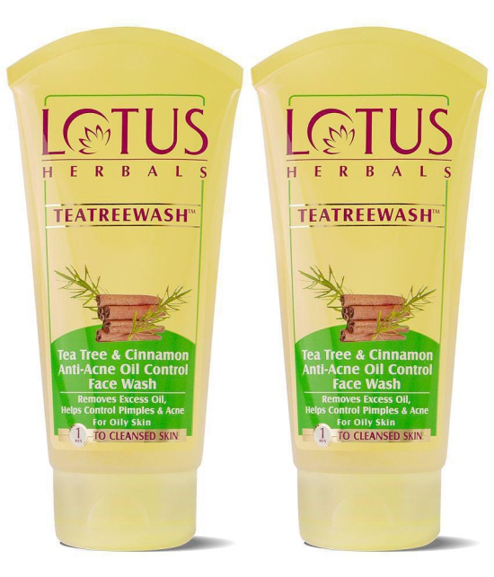 Lotus Herbals Teatreewash Face Wash(Pack of 2*120ml=240ml)