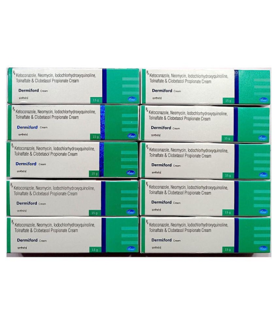 DERMIFORD CREAM 15 GM ( PACK OF 10) Day Cream 150 gm Pack of 10