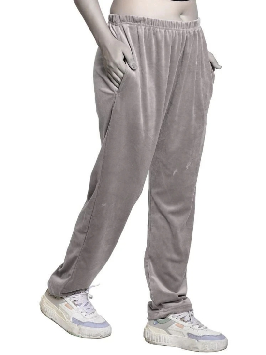 Whyme Fashion Grey Cotton Womens Yoga,Gym Trackpants ( Pack of 1 ) - None