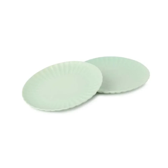 Ceramic Scallop Dinner Plate | Set of 2 Pista