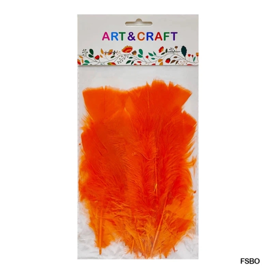 Feather Soft Big Orange (Fsbo) (10Pcs)  (Pack of 6)