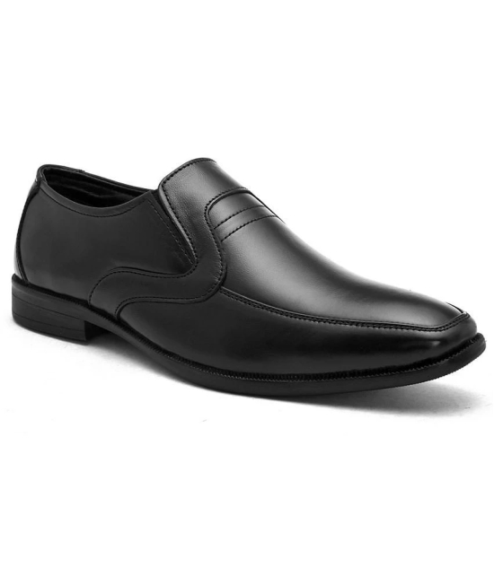 Fentacia - Black Mens Slip On Formal Shoes - None