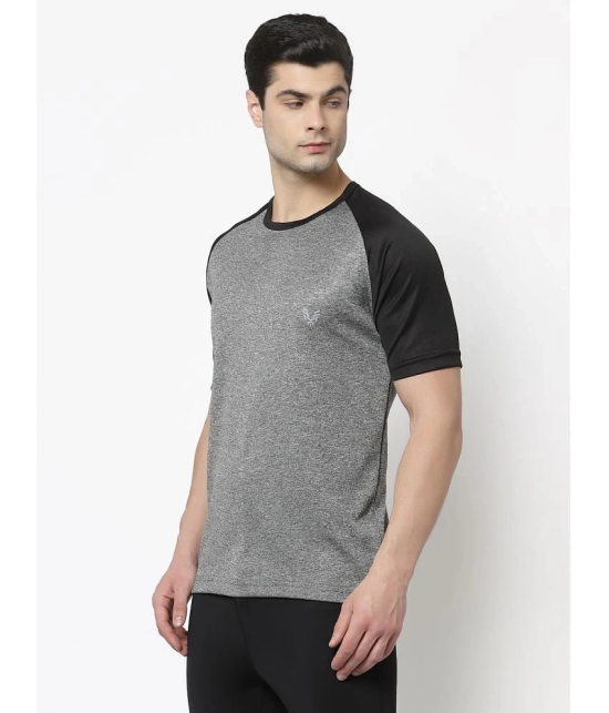 Uzarus - Grey Polyester Regular Fit Mens Sports T-Shirt ( Pack of 1 ) - None