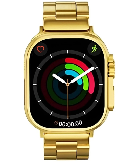 COREGENIX ULTRA Premium METAL with HD Display Gold Smart Watch