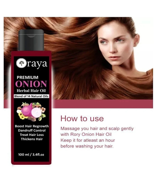 ORAYA ONION Hair Oil- Blend Of 14 Natural For Hair Growth 100 ml