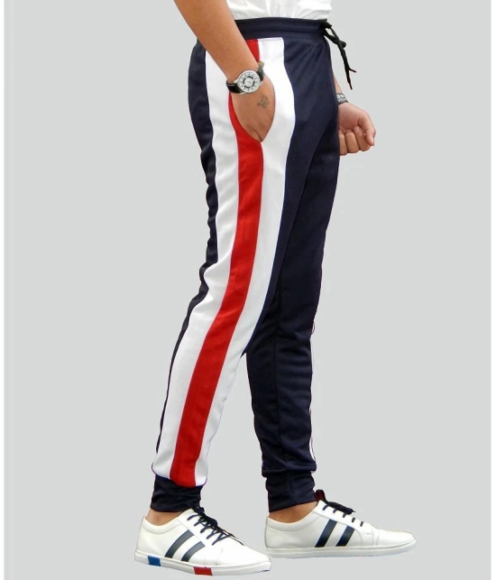 Chrome & Coral Navy Polyester Mens Joggers ( Pack of 1 ) - None