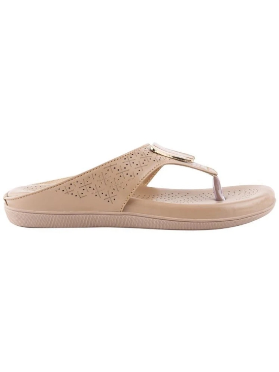 Shoetopia Tan Womens Flats - None