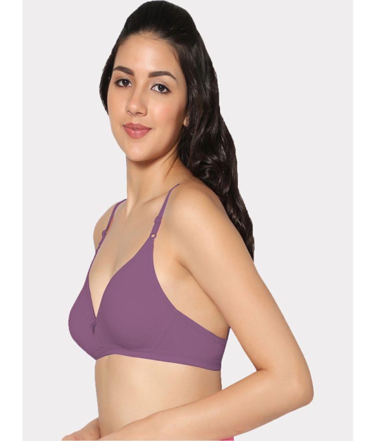 IN CARE LINGERIE - Multicolor Cotton Non Padded Women's T-Shirt Bra ( Pack of 2 ) - None