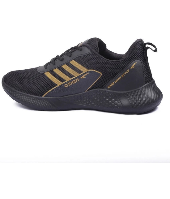 ASIAN BATTLE Black Mens Sports Running Shoes - None