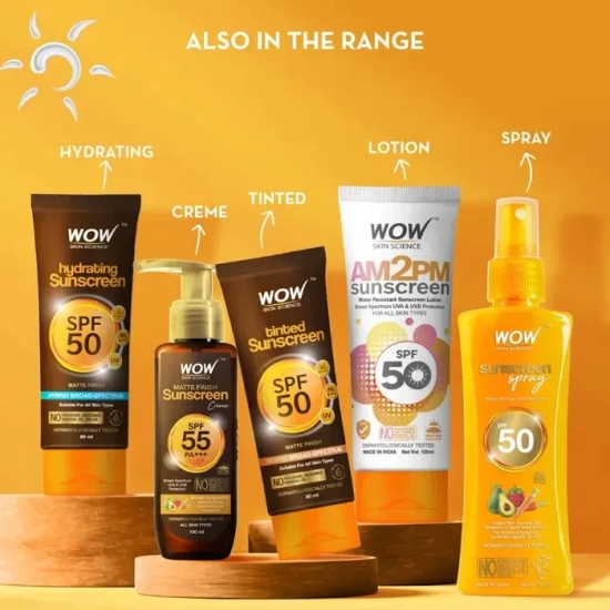 Hydrating Sunscreen SPF 50 - For All Skin Types | Light, Non Greasy, Hydrating - For Women & Men