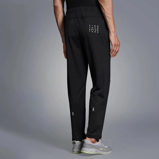 Dida Sportswear Black Polyester Mens Sports Trackpants ( Pack of 1 ) - None