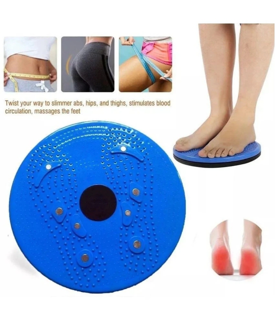 Manogyam Acupressure Twister (Pyramids n Magnets) Ab Exerciser - Blue