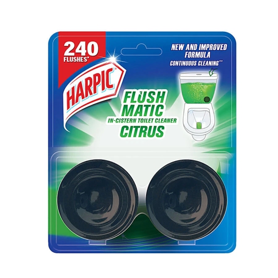 Harpic Cistern Block - Flushmatic Toilet In Twin Pine, 100 Gm