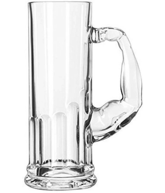 Somil Beer Mug Glasses Set,  600 ML - (Pack Of 5)