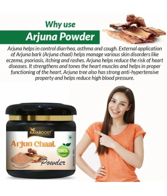 KAYABOOST Arjun ki Chaal Powder, Arjuna Bark, Arjun Chal Tree Chhal (200 g)