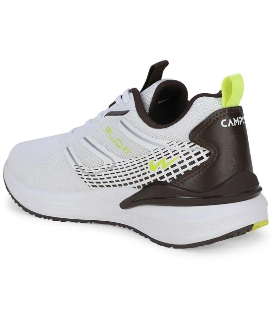 Campus - FLOW PRO White Mens Sports Running Shoes - None