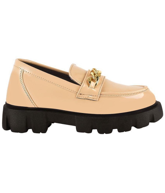 Shoetopia - Cream Women''s Loafers - None