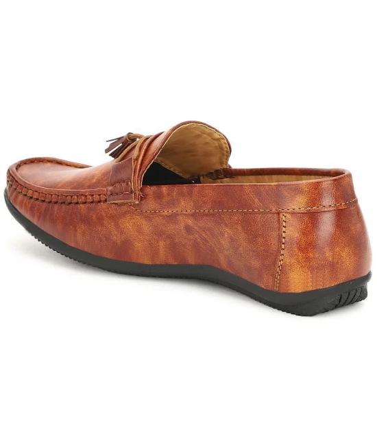 Buxton Tan Mens Tassel - 6