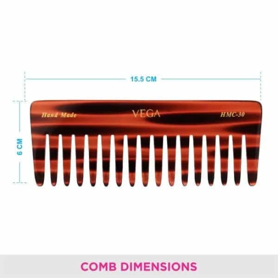 Vega Hair Handmade Comb - Shampoo HMC-30