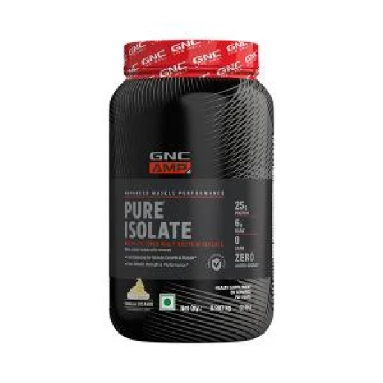 GNC AMP Pure Isolate Zero Carb Vanilla 2 Lbs