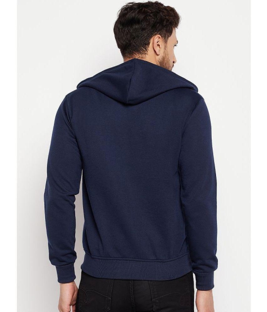 Lycos - Navy Fleece Regular Fit Men's Sweatshirt ( Pack of 1 ) - None