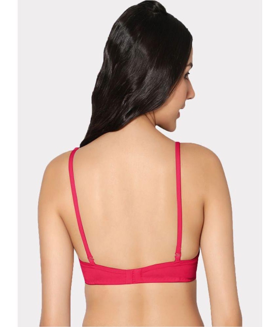 IN CARE LINGERIE - Pink Cotton Lightly Padded Women's T-Shirt Bra ( Pack of 1 ) - None