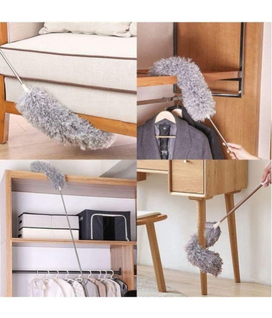 GEEO - Dust Mop ( Adjustable Handle ) - Light Grey