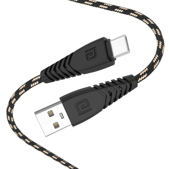 Portronics Konnect Spydr Type-C Cable 2m Nylon Braided Cable Por 1671