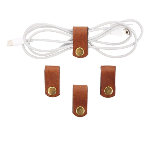 WIRE CLIP SET OF 4-TAN