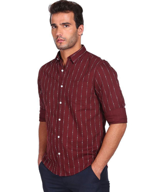 Ruggers - 100 Percent Cotton Regular Fit Red Men's Casual Shirt ( Pack of 1 ) - None