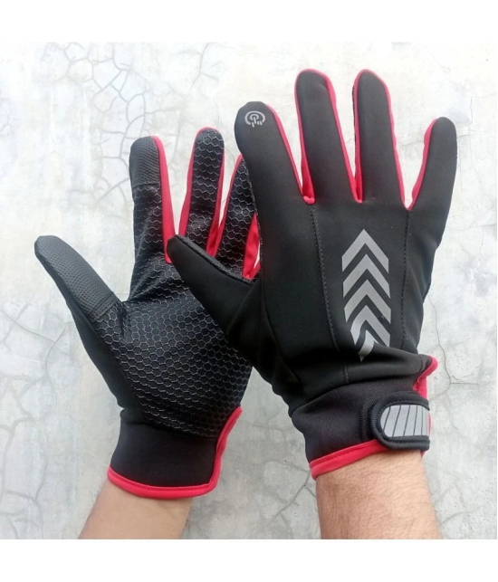 ZAYSOO Full Fingers Nylon Riding Gloves ( Pair of 1 ) - M