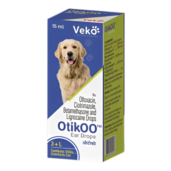 Veko CL Ear Cleanser 100ml and Otikoo Ear Drops 15ml Combo-100mL + 15mL