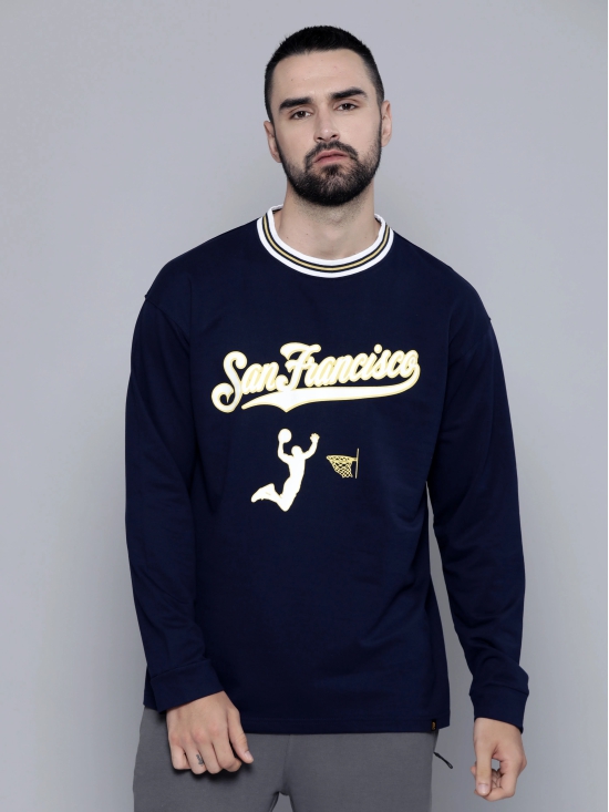 Sanfrancisco Navy FullSleeve T-Shirt-M / Navy