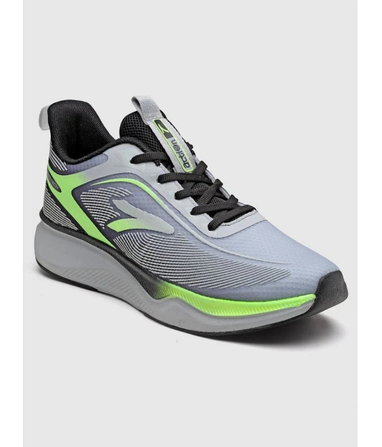 Action Light Grey Mens Sports Running Shoes - None