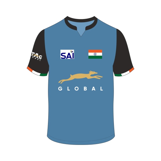 Stag Global Indian Team Official Jersey-Royal Blue / M