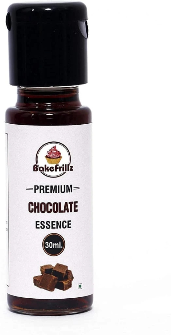 Bakefrillz Vanilla and Chocolate Food Flavor Essence 30 ml x 2 for Cake Baking, Ice Creams, Puddings, Cookies