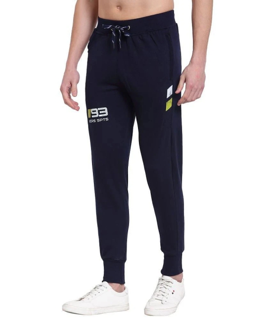 Uzarus - 100 Percent Cotton Navy Mens Joggers ( Single Pack ) - None