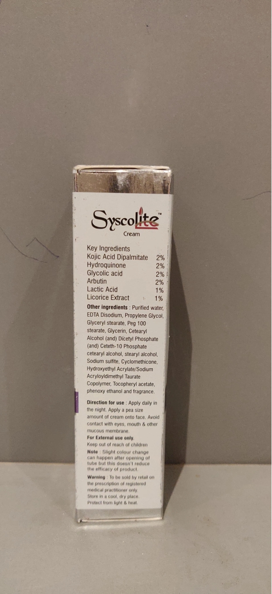 Syscolite Cream