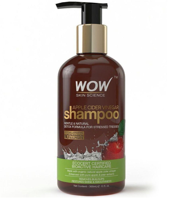 WOW Skin Science Apple Cider Vinegar Hair Care Combo Kit 600ml(Shampoo+ Conditioner)