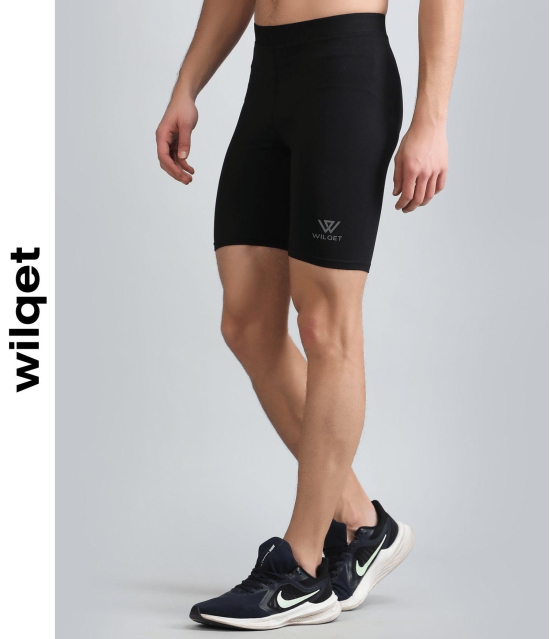 Mens Cycling Shorts-Black / L