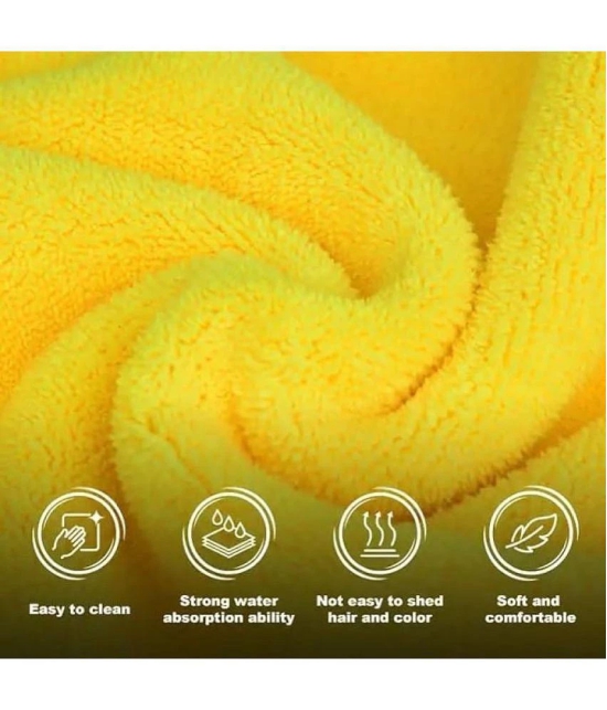 HOMETALES Multicolor 800 GSM Microfiber Cloth For Automobile ( Pack of 4 )