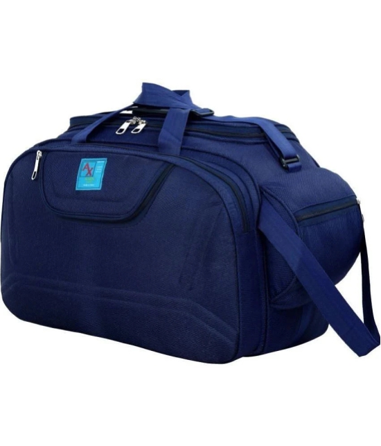 AXEN BAGS - 55 Ltrs Blue Polyester Duffle Trolley - Onesize