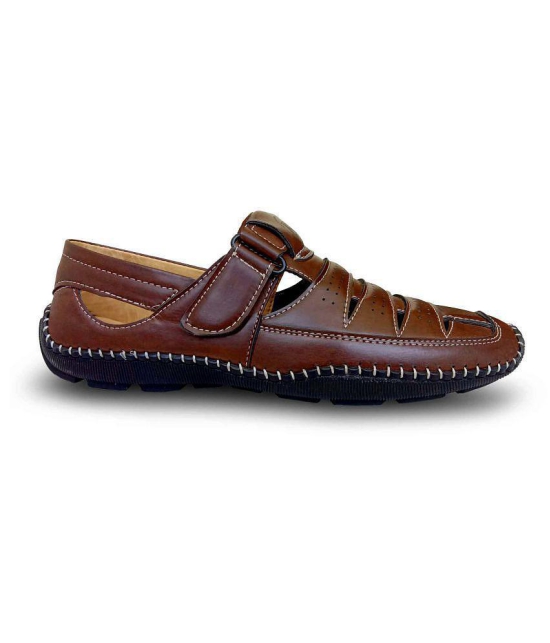 ShoeRise - Brown  Men's Sandals - None