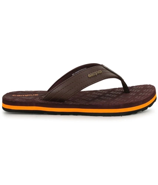 Campus Orange Mens Thong Flip Flop  (Pair of 1) - None